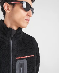 Recycled fleece technical jacket