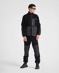 Recycled fleece technical jacket