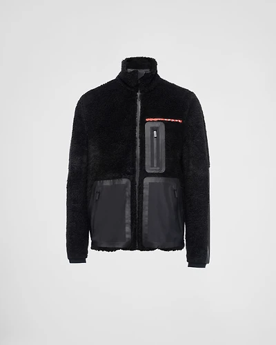 Recycled fleece technical jacket