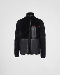 Recycled fleece technical jacket
