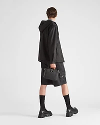 Re-Nylon hooded blouson jacket