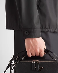 Re-Nylon hooded blouson jacket