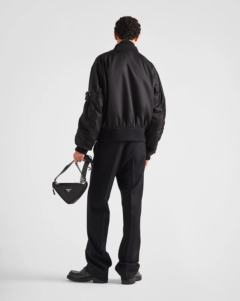 Re-Nylon bomber jacket