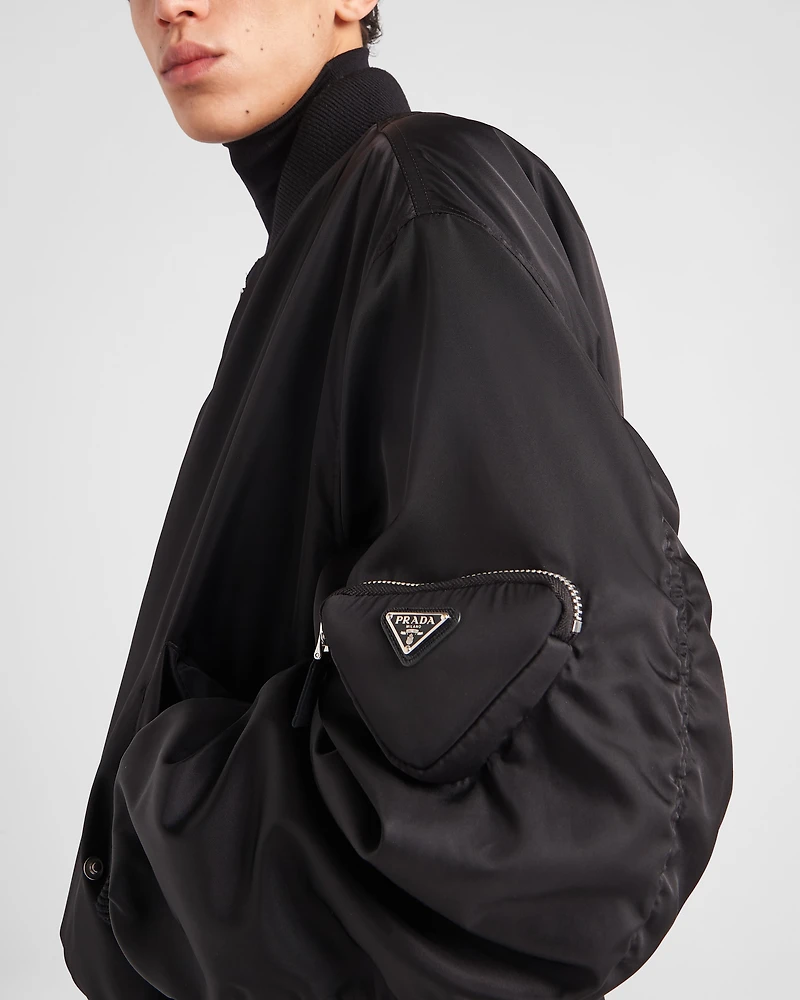 Re-Nylon bomber jacket