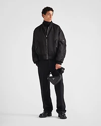 Re-Nylon bomber jacket