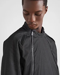 Reflective fabric ski jacket