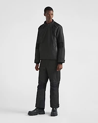 Reflective fabric ski jacket