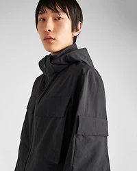 Light technical fabric windbreaker