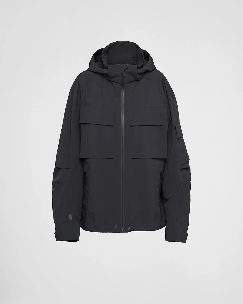 Light technical fabric windbreaker