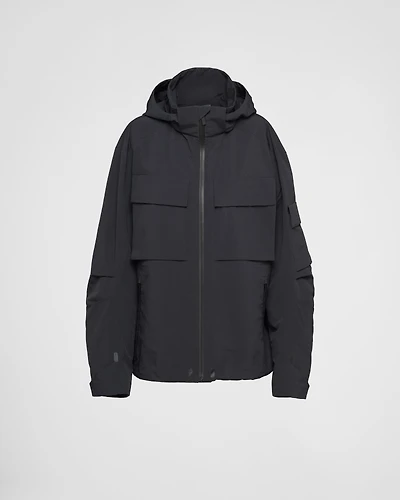 Light technical fabric windbreaker