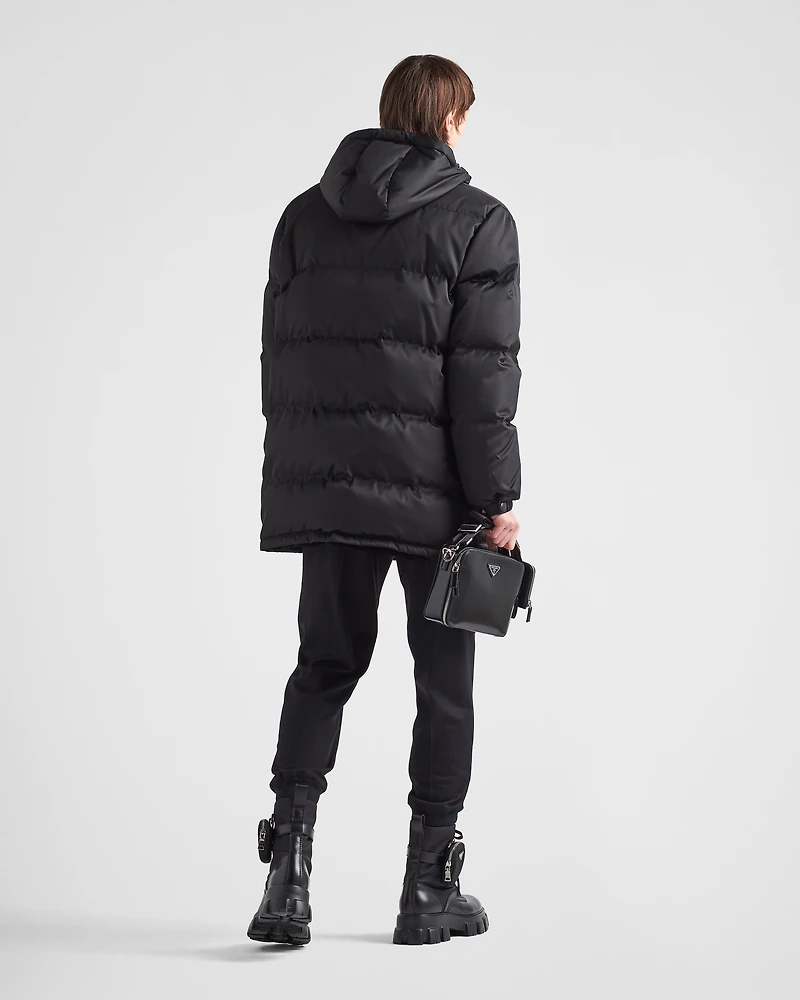 Long Re-Nylon down jacket