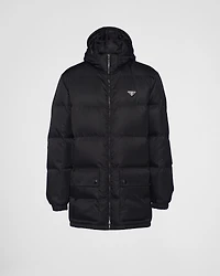 Long Re-Nylon down jacket