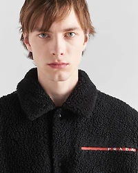 Fleece blouson jacket