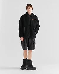 Fleece blouson jacket