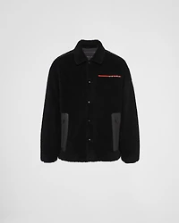 Fleece blouson jacket