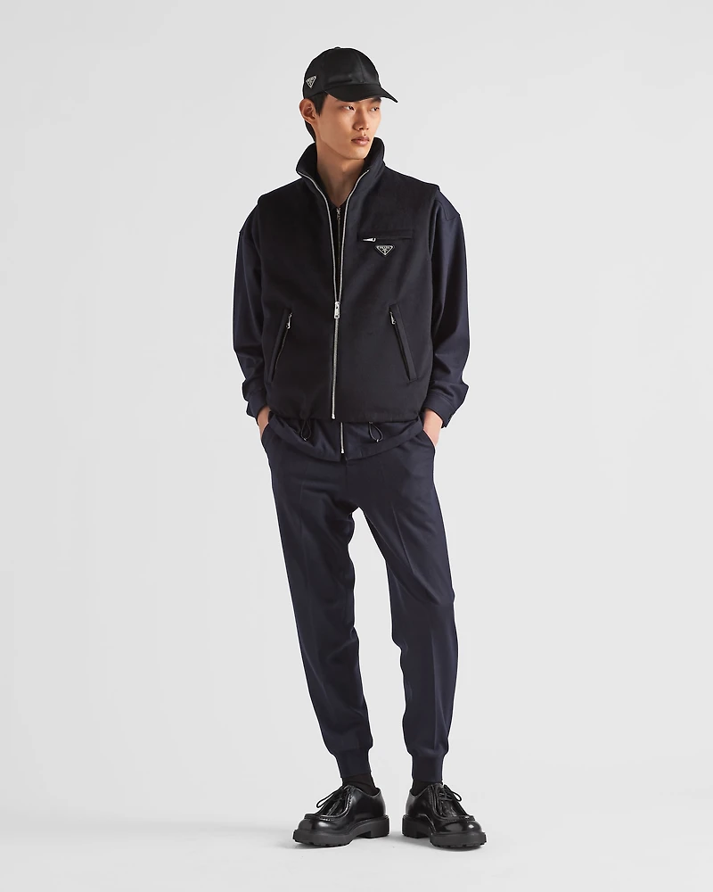 Cashmere down vest