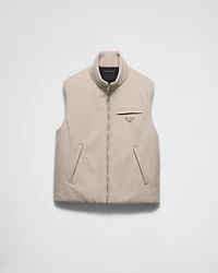 Cashmere down vest