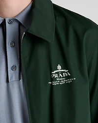 Cotton blend blouson jacket