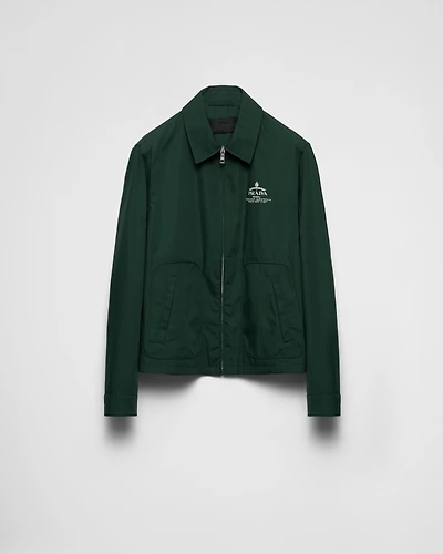 Cotton blend blouson jacket