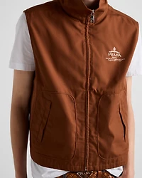 Cotton blend vest