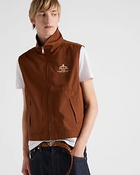 Cotton blend vest