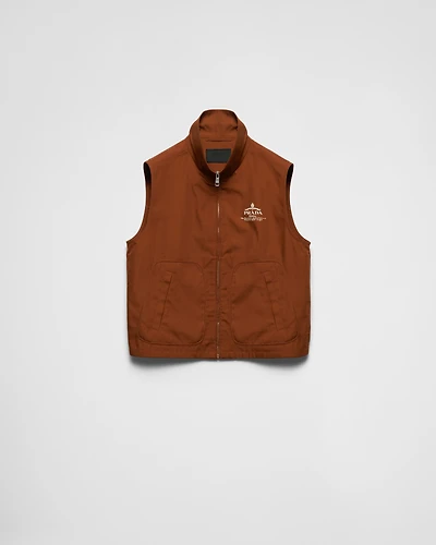 Cotton blend vest