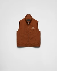 Cotton blend vest