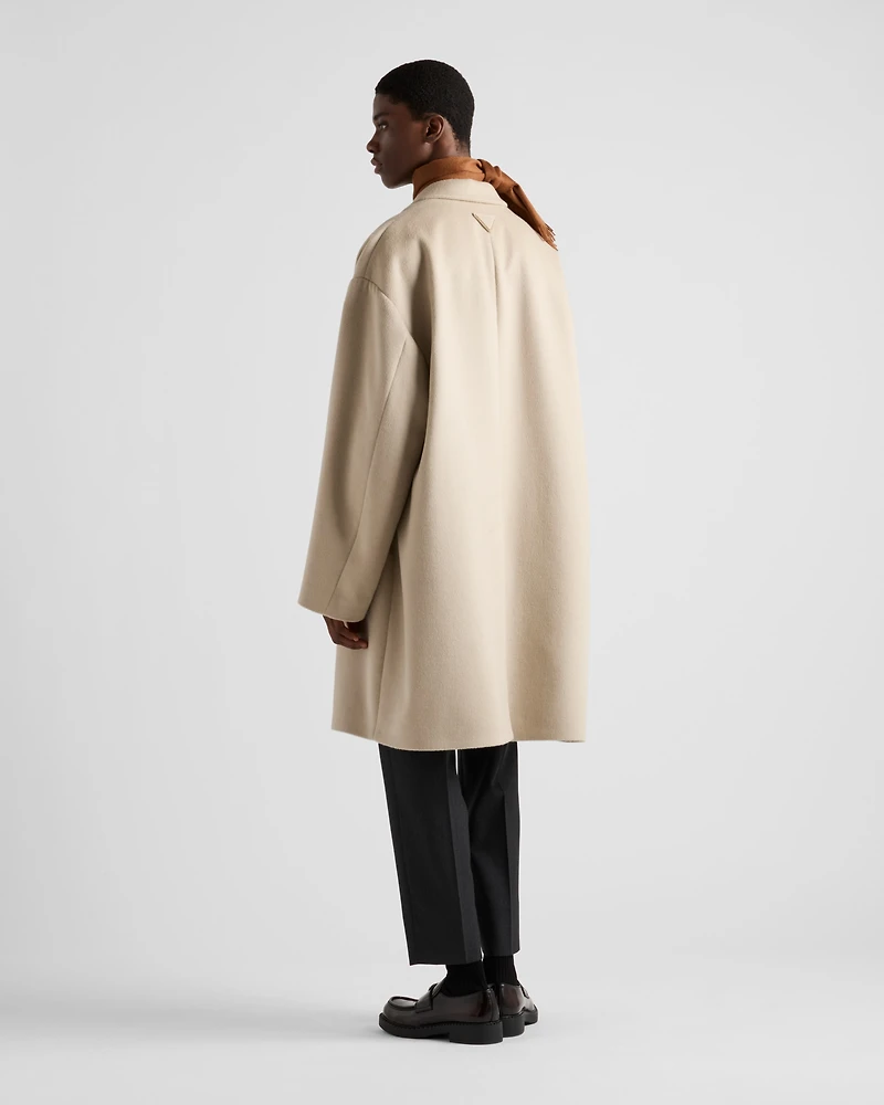 Wool blend coat