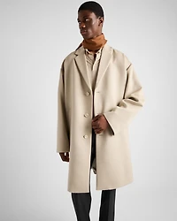 Wool blend coat