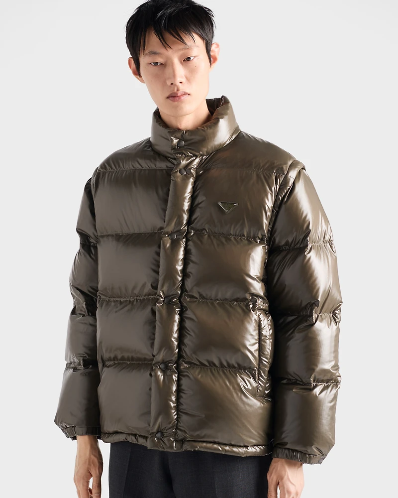 Medium-weight Re-Nylon down jacket