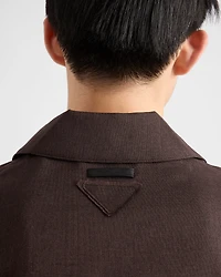 Mohair and silk blouson jacket
