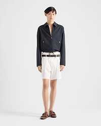 Wool blouson jacket