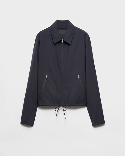 Wool blouson jacket