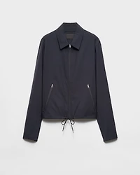 Wool blouson jacket