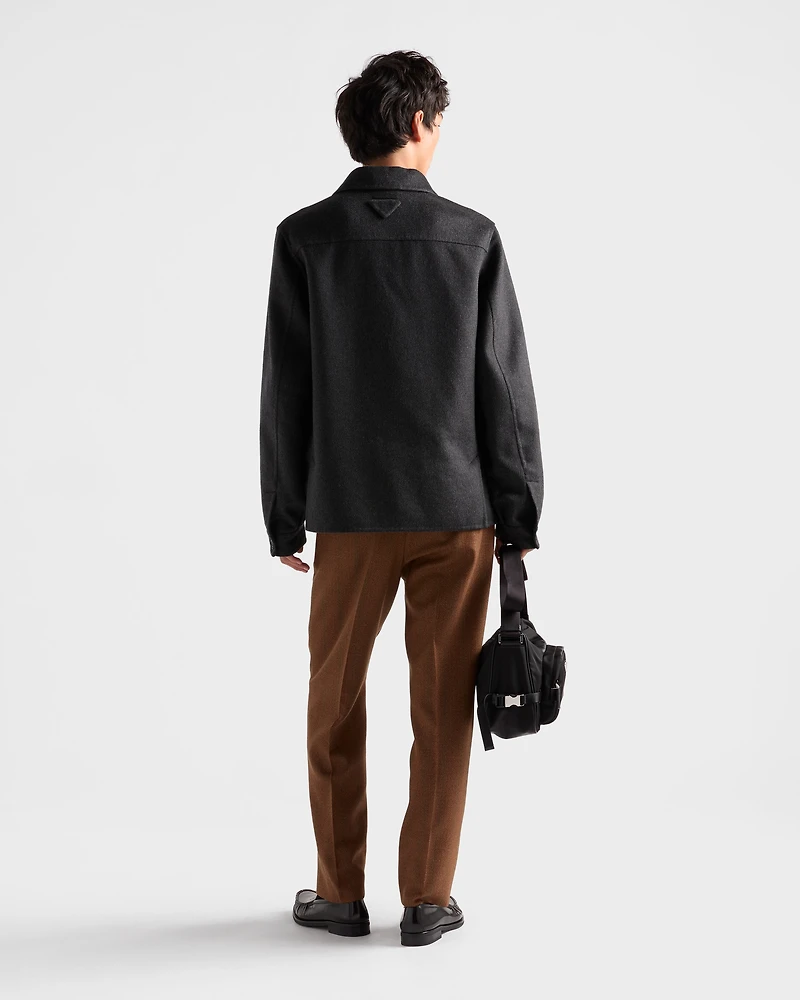 Cashmere blouson jacket