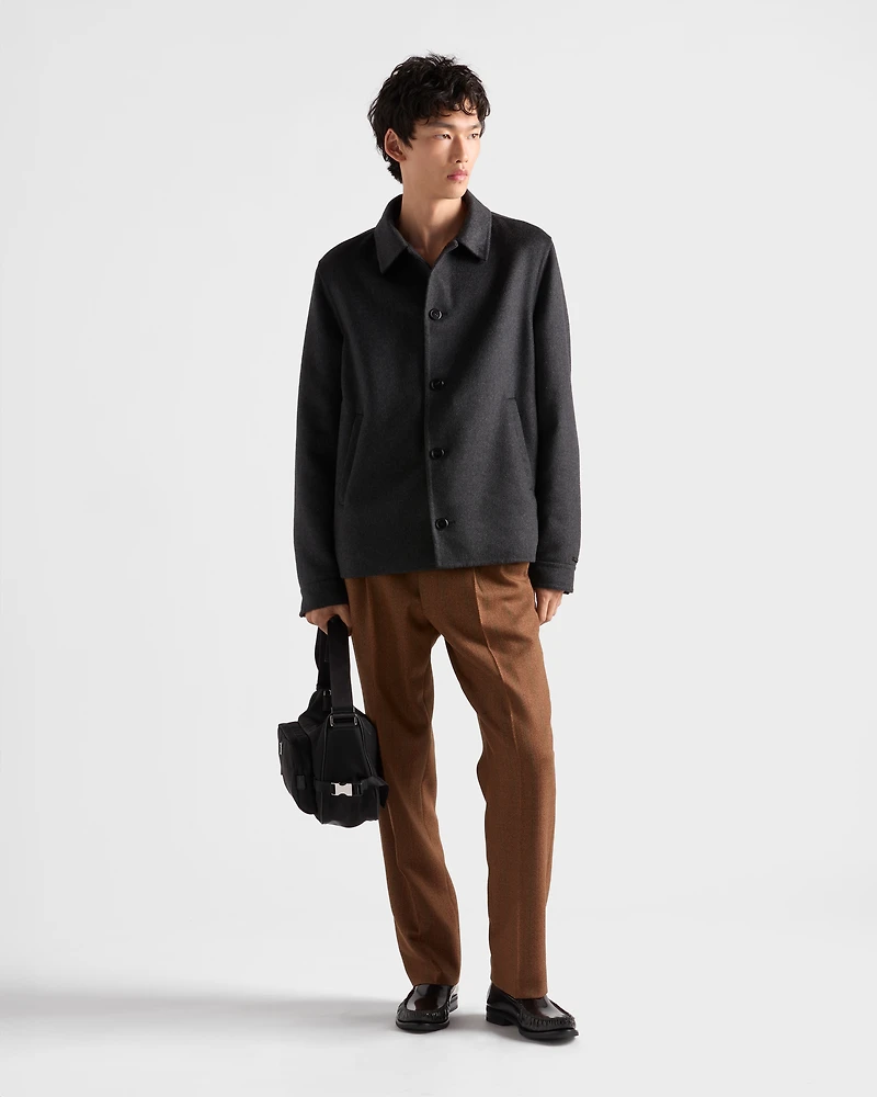 Cashmere blouson jacket