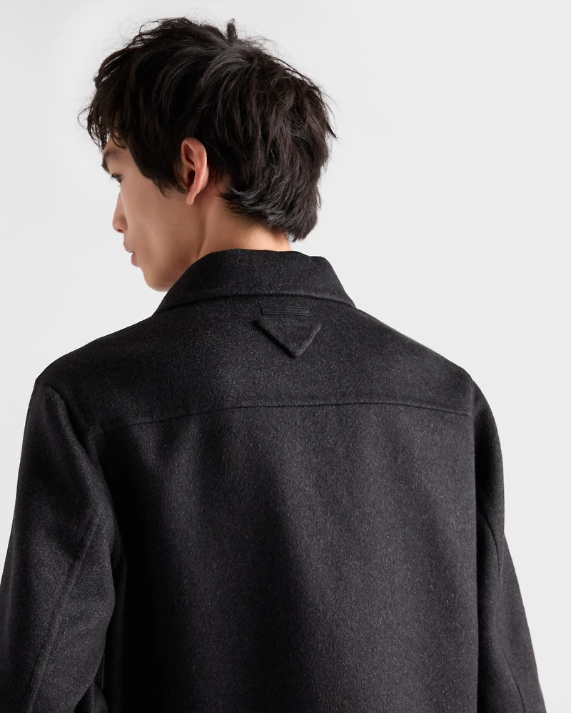 Cashmere blouson jacket