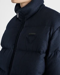 Medium-weight cashmere down jacket