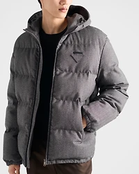 Medium-weight wool down jacket