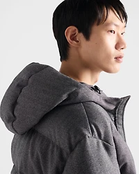 Medium-weight wool down jacket