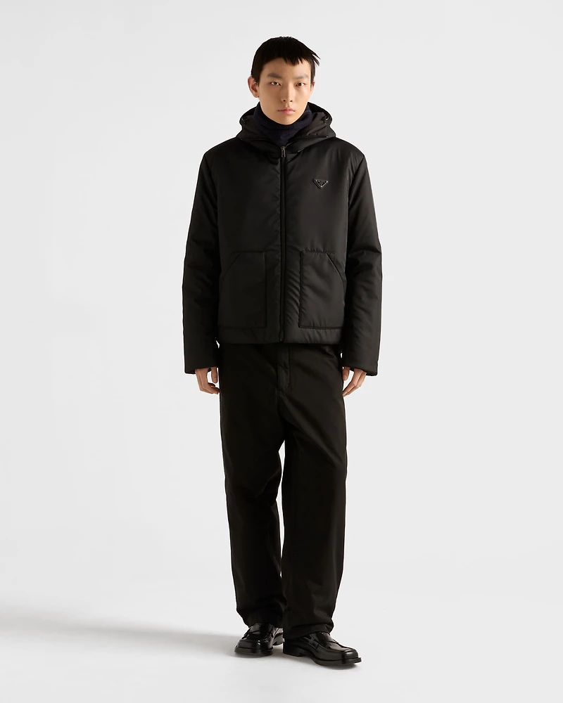 Re-Nylon hooded jacket