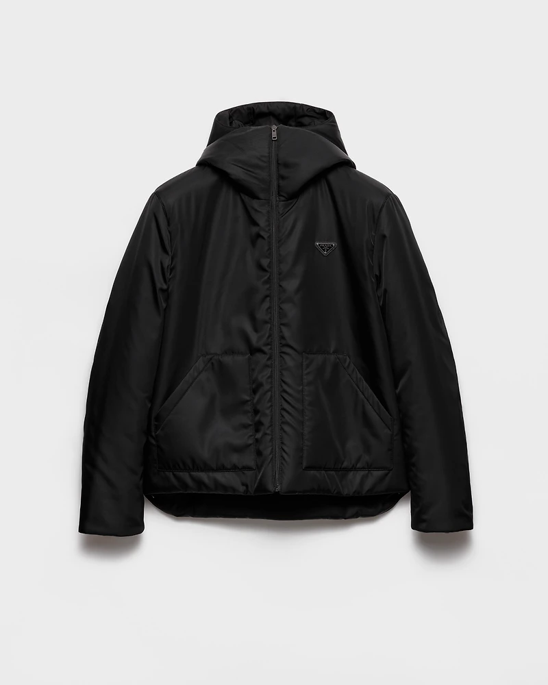 Re-Nylon hooded jacket
