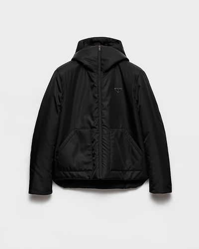 Re-Nylon hooded jacket