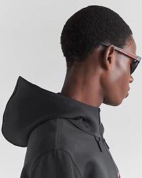 Technical fabric hoodie