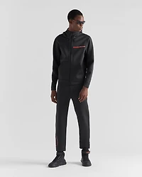 Recycled double jersey hoodie