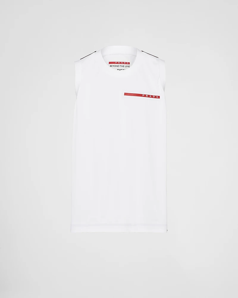 Piqué tank top