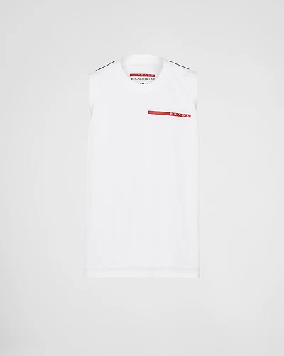 Piqué tank top