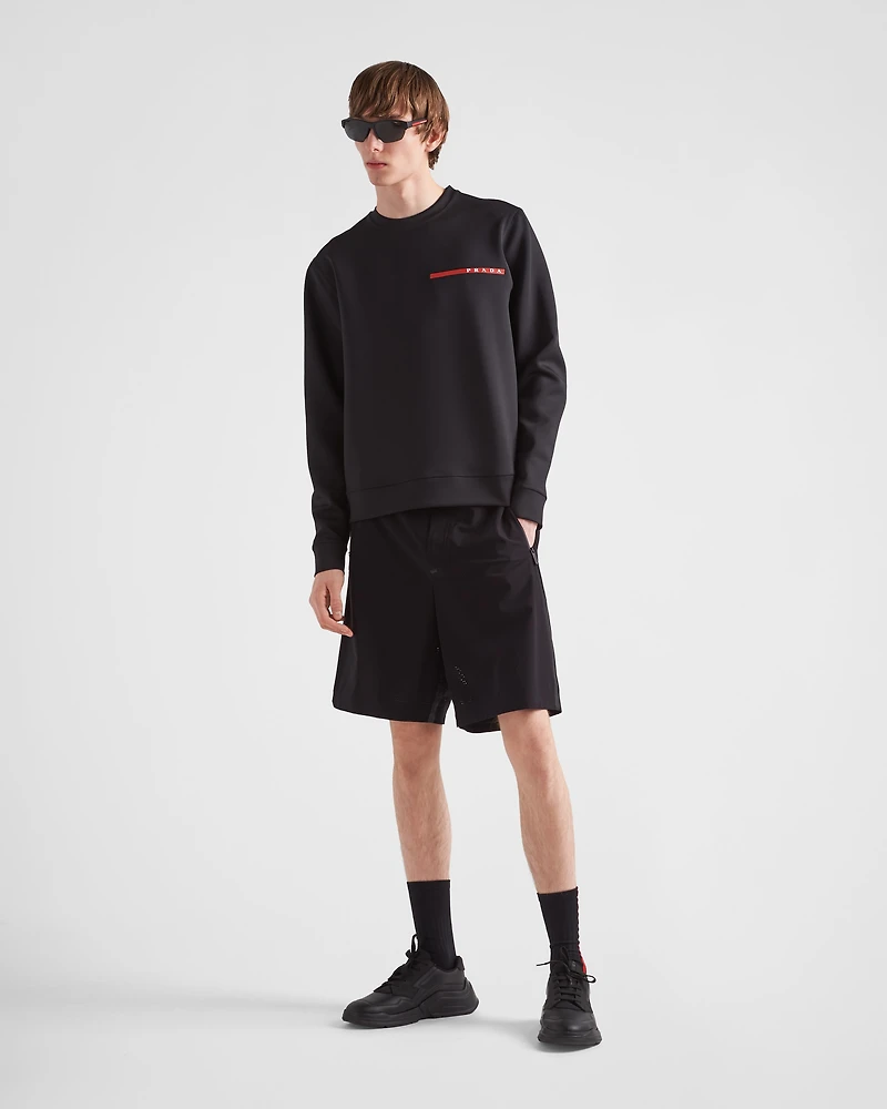 Technical fabric sweatshirt
