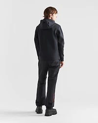 Recycled double jersey hoodie