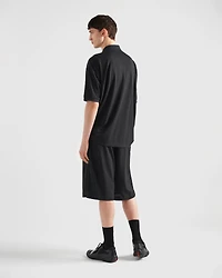 Piqué Bermudas with tape seams